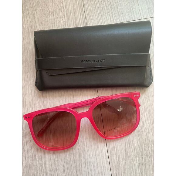 Isabel Marant Rectangle Sunglasses Pink main image 5